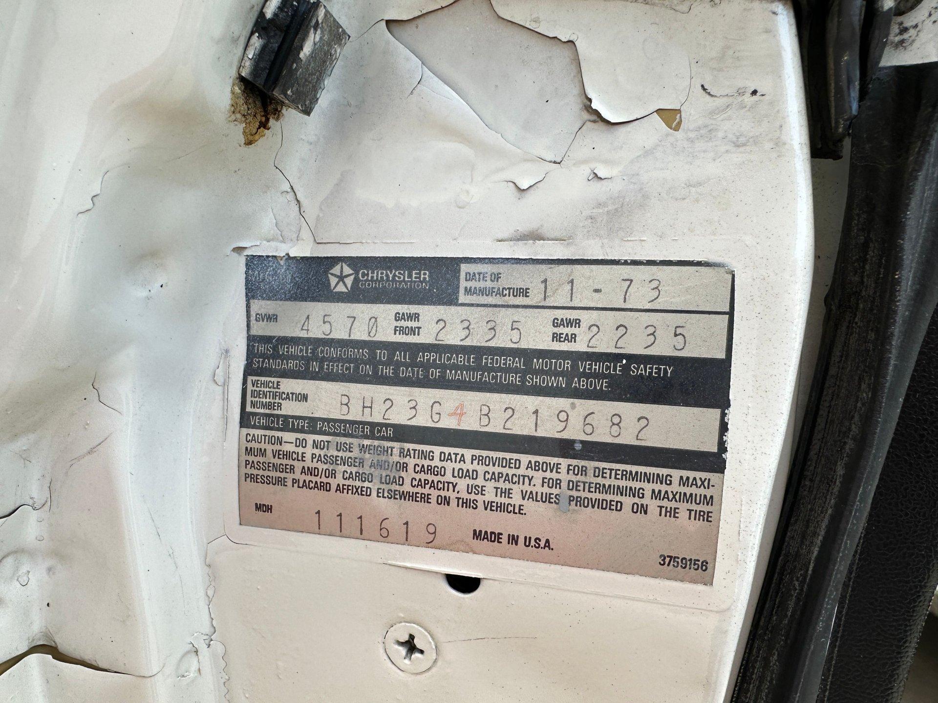 1974 Plymouth Barracuda - Image 62